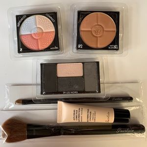New Guerlain 7pcs Makeup Bundle + Makeup Brushes